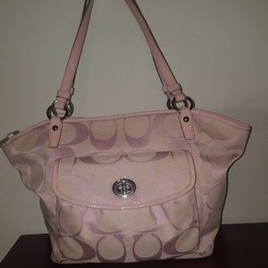 Pink Coach Purse Handbag Tote
